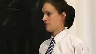 Spanking in Classroom - Erica's Ass Gets Punished