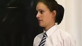 Spanking in Classroom - Erica's Ass Gets Punished