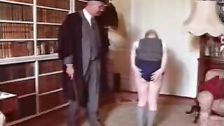 Bad Student Gets Spanked by Teacher - Sex and humiliation