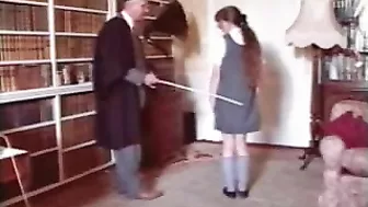 Bad Student Gets Spanked by Teacher - Sex and humiliation