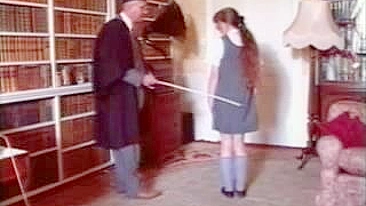 Bad Student Gets Spanked by Teacher - Sex and humiliation