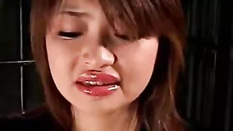 Asian Babe Gets Her Big Boobs Slapped - Watch Now!