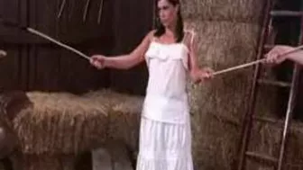 Spanking Session for Brunette Teen Hoe