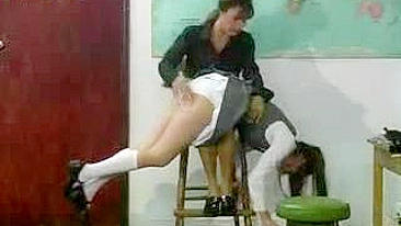 Teacher Spanks Naughty Student in Sexy XXX Video