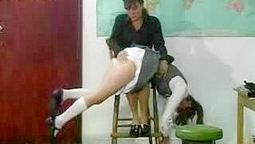 Teacher Spanks Naughty Student in Sexy XXX Video