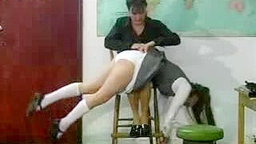 Teacher Spanks Naughty Student in Sexy XXX Video