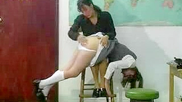 Teacher Spanks Naughty Student in Sexy XXX Video