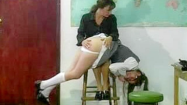 Teacher Spanks Naughty Student in Sexy XXX Video