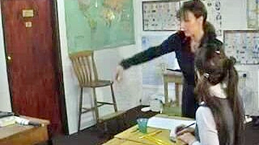 Teacher Spanks Naughty Student in Sexy XXX Video