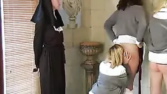 Naughty Nuns Spanking Teens in Sexy XXX Video Naughty Nuns Spanking Teens in Sexy XXX Video
