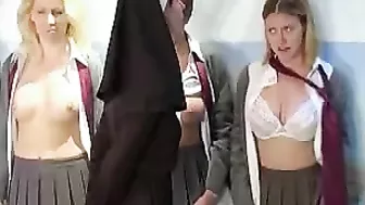 Naughty Nuns Spanking Teens in Sexy XXX Video