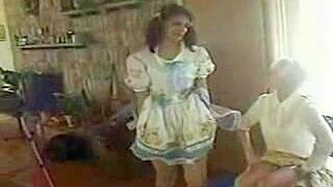 The Naughty Schoolgirl 3 - Spanking, Punishment, and Red Dresses for Mommy and Daughter