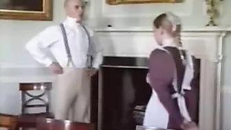 Boss Disciplines Naughty Maid in Sexually Explicit Scene