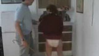 Stepdaughter Gets Caught by Stepfather for Wrongdoings and Receives Punishment