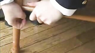 Japanese Mother Disciplines Misbehaving Daughter with Severe Spanking