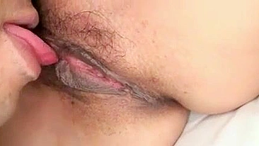 Kinky Guy Enjoys Watching Uncensored Porn Featuring 8th Month Pregnant Japanese Hottie