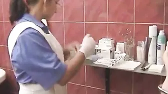 Nurse Shaves and Examines Pregnant Patient for Improved Health Outcomes