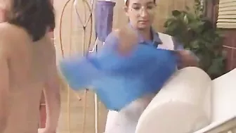 Nurse Shaves and Examines Pregnant Patient for Improved Health Outcomes