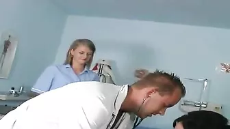 Pregnant German Woman Assaulted By Creepy Doctor and Crazy Nurse During Routine Check Up