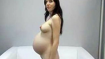 Pregnant Czech Beauty's Porn Casting Experience Days Before Giving Birth