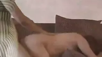 Pregnant Brunette MILF With Big Belly Enjoys Passionate Fucking Session