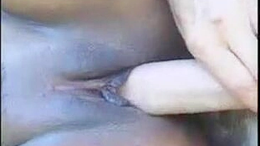 Pregnant African Woman Fucked By Skinny White Elderly Man By The River