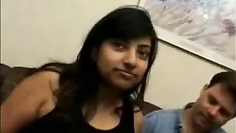 Latinoamerican Pregnant Woman Gives Erotic Blowjob and Wet Pussy to White Guy