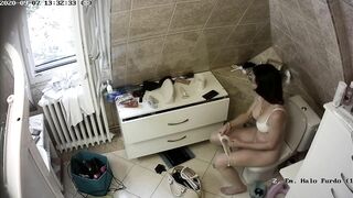 My Slutty Sister Masturbates Quickly Before School! Caught on Hidden Cam