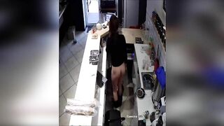 Caught on spy camera! Found way to Masturbate at work! Coworker Actual Record