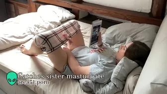 Catches sister masturbate, she begged me not to tell parents in exchange for sex