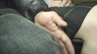 Brunette Schoolgirl Gets Blowjob by Japanese Guy