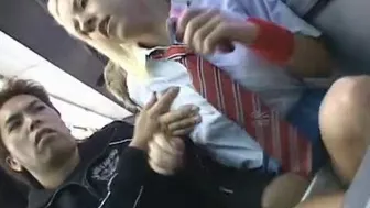 Tessa Taylor Groped by a Japanese Guy on a Bus, tessa,  taylor,  tessa+taylor,  blonde
