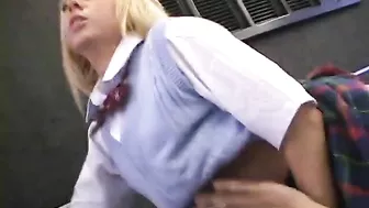 Groped and Banged by Japanese Guy on a Bus - Lexie Belle and Carla Cox