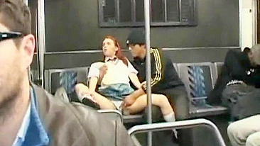 Dani Jensen Groped on Bus by Japanese Men