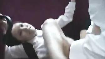 Public Sexual Assault on Japanese Girl in Bus