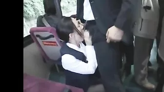 Public Sexual Assault on Japanese Girl in Bus
