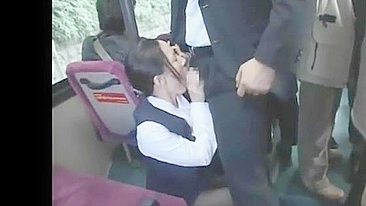 Public Sexual Assault on Japanese Girl in Bus