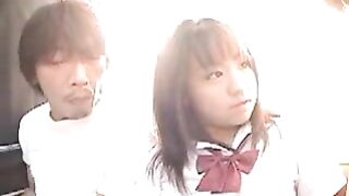 Japanese Schoolgirl Groped on Train, japanese,  uncensored