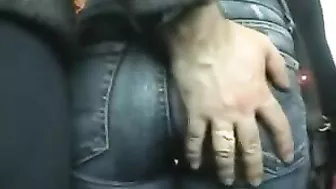 Public Bus Groper Grabs Nice Ass on Girl