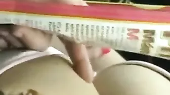 Public Bus Groper Grabs Nice Ass on Girl