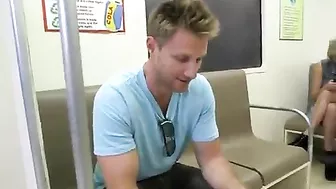 Violet Raye Teases in Public Train - Must Watch!