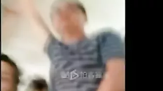 Creepy old man exposes himself on crowded bus in front of stoned woman