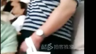 Creepy old man exposes himself on crowded bus in front of stoned woman