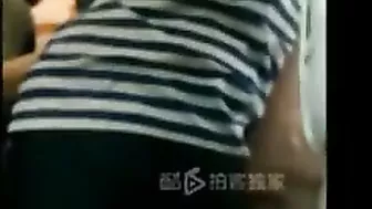 Creepy old man exposes himself on crowded bus in front of stoned woman