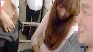 Japanese Schoolgirl Brutally Molested in Bus, Hard Fuck