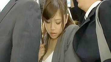 Japanese Businesswoman Meets Molester on Bus