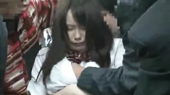 Japanese Schoolgirl Molested by Teacher into Wearing a Bunny Costume