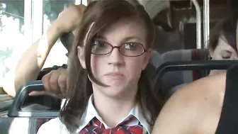 Japanese Schoolgirl Groped by Sexual predator on Public Transport