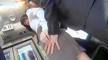 Stranger Gropes and Fucks Teen on Bus in Public