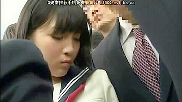 Sweet Japanese Student Gets attacked and fucked by stranger in Metro